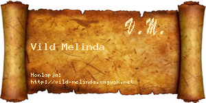 Vild Melinda névjegykártya