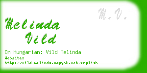 melinda vild business card